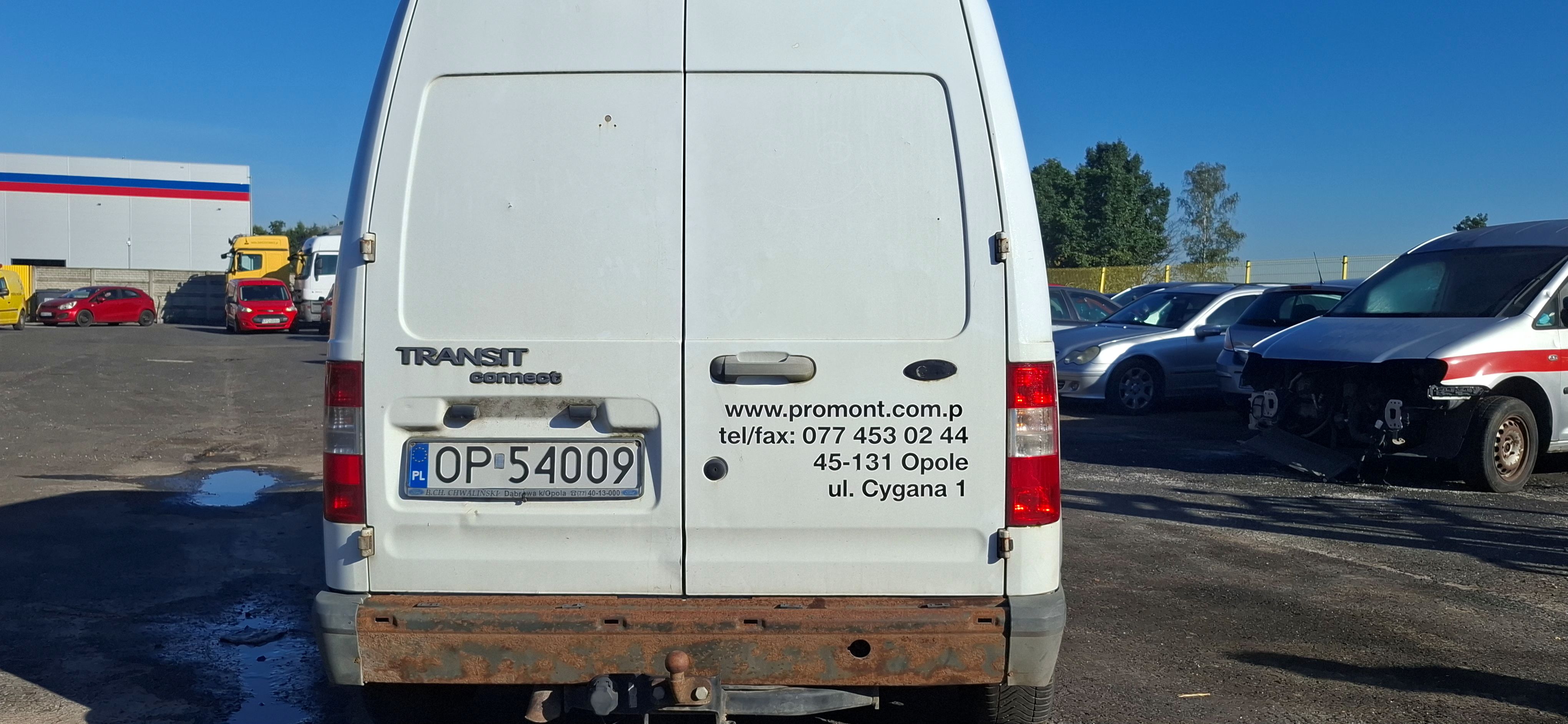 FORD TRANSIT CONNECT SAMOCHÓD CIĘŻAROWY VAN 2006