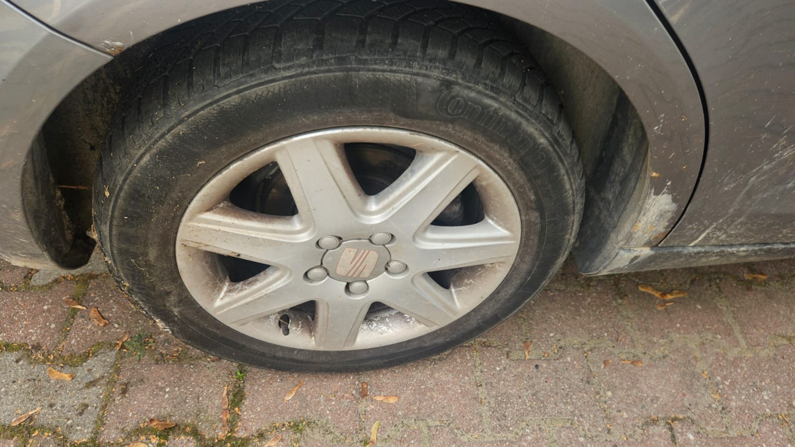 koło pokazujące stan ogumienia