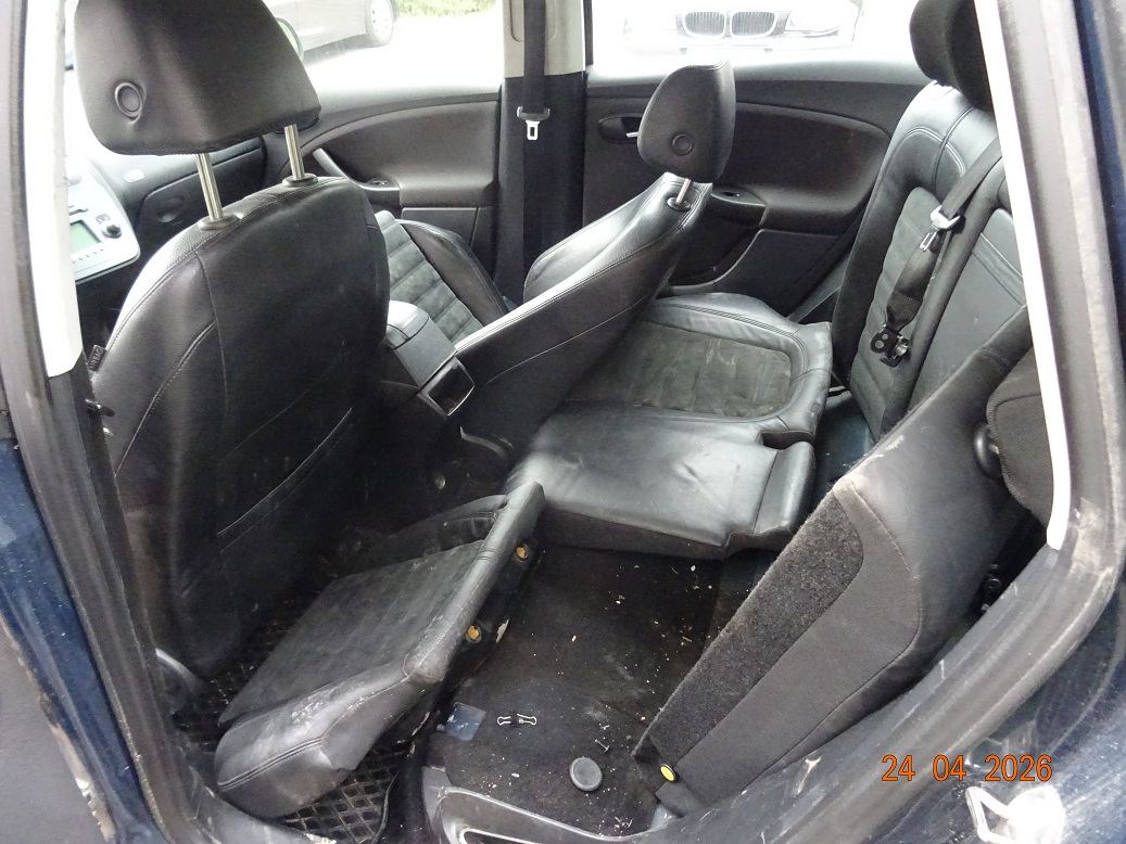 Wnętrze Seat ALteaXL tylne siedzenia
