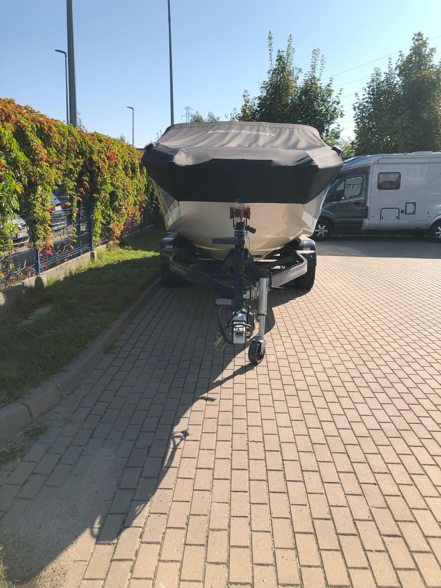 Przód łódki.