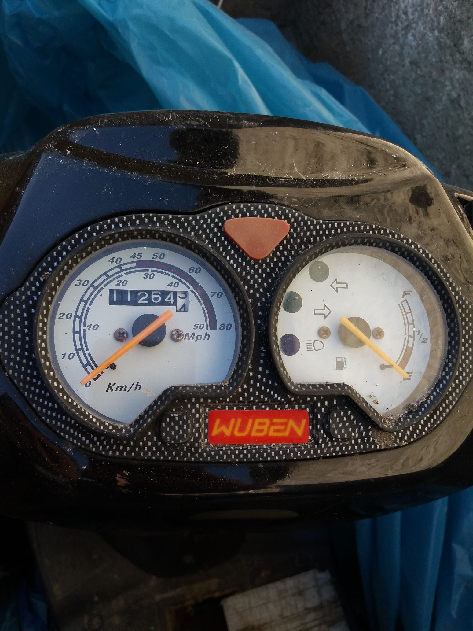 zegary motoroweru Benda model BD50QT