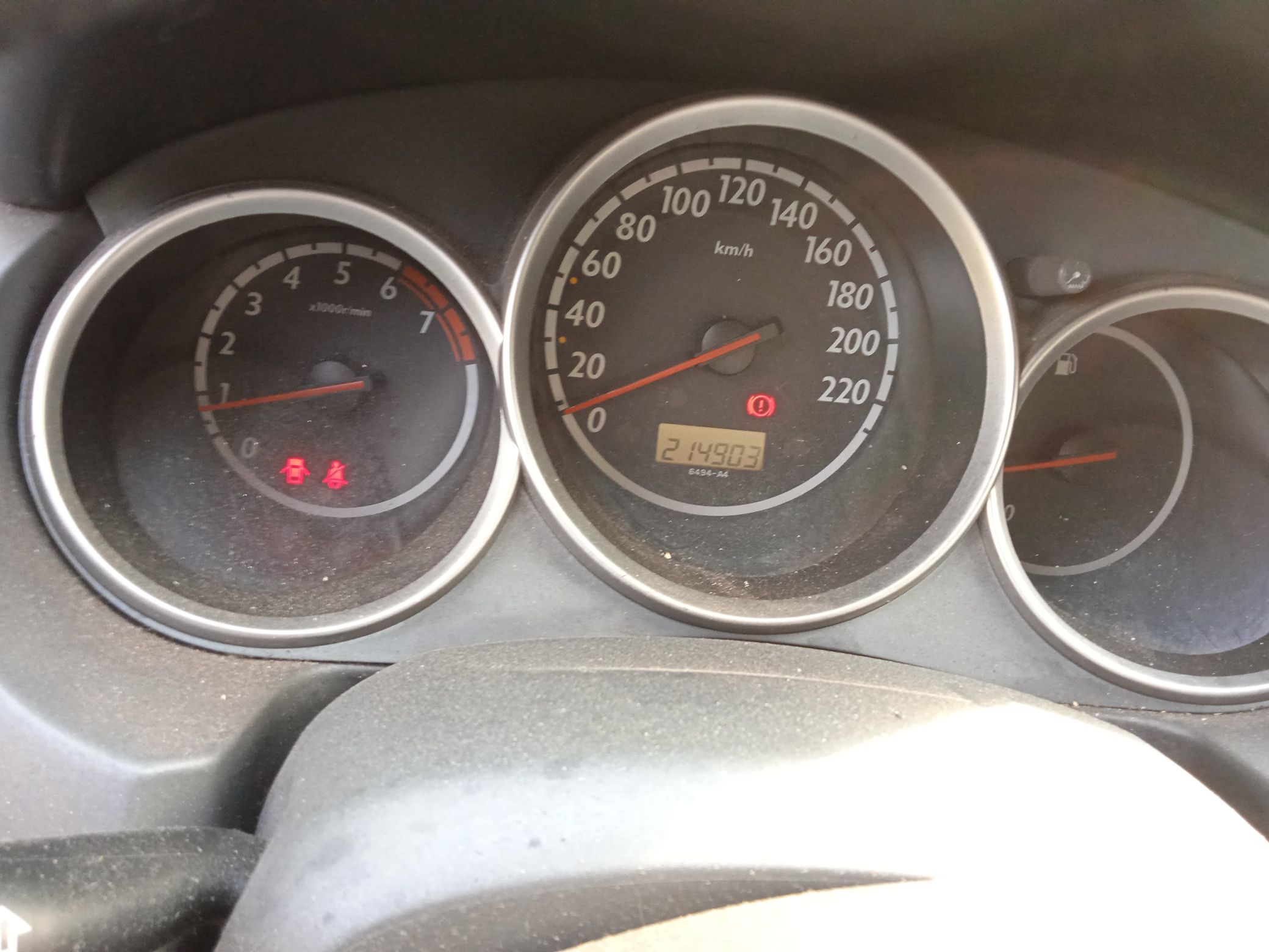 honda jazz - widok licznik