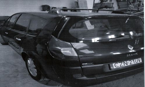Renault Megane Scenic widok tył po skosie