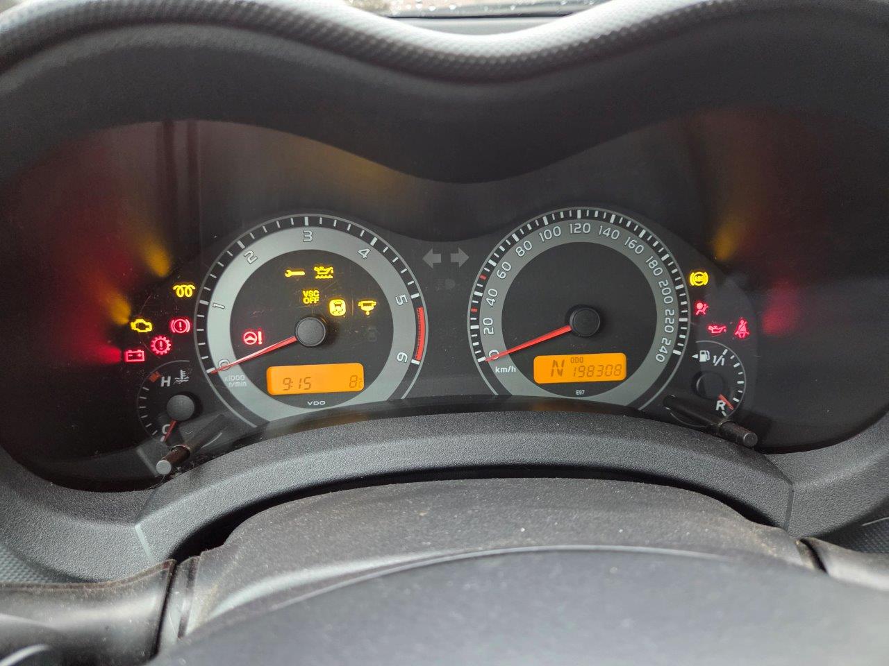 Samochód osobowy Toyota Auris - detal