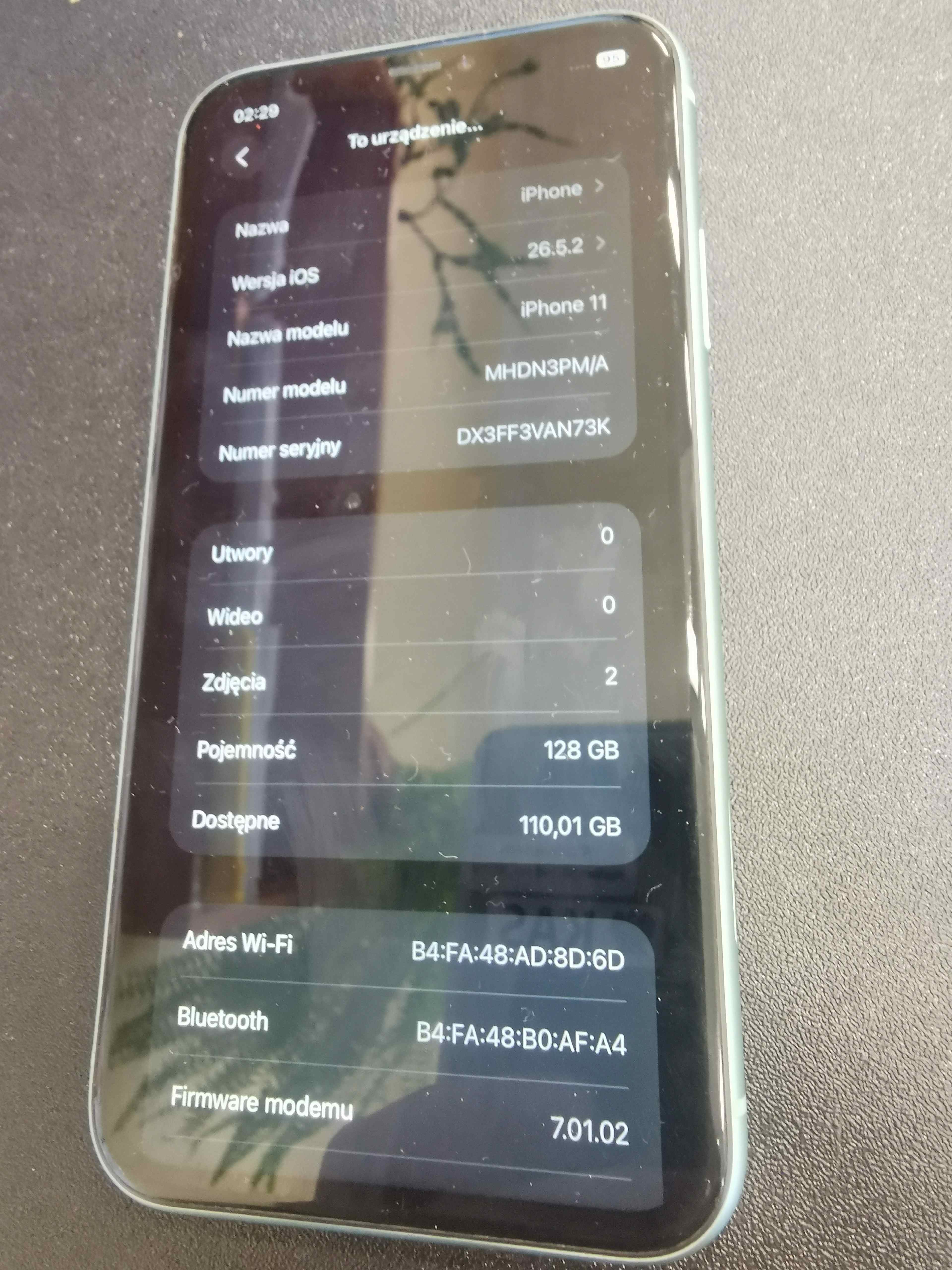 Apple iPhone 11 128 GB - zdjęcie przedmiotu licytacji