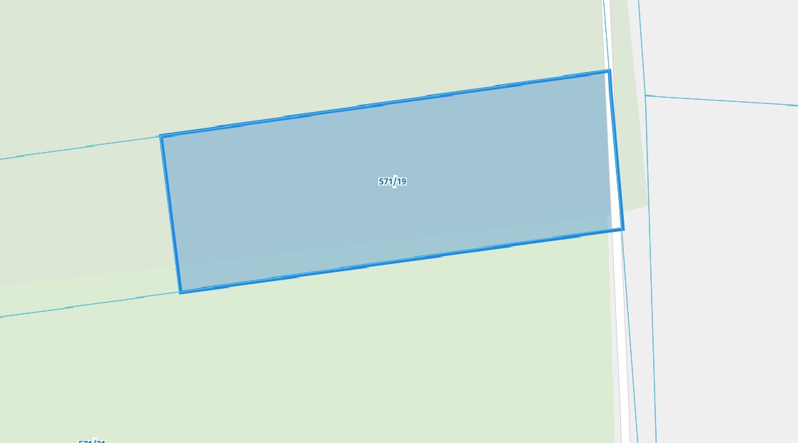 Mapa nieruchomości gruntowej w Wielkich Chełmach