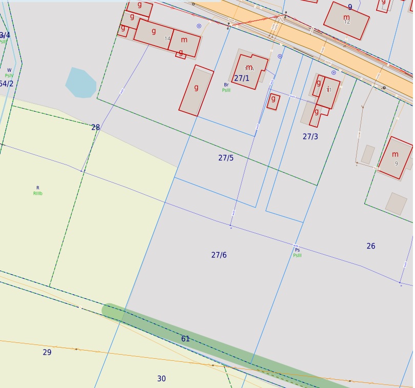 Obraz geodezyjny działki z Portalu GEOPORTAL 2