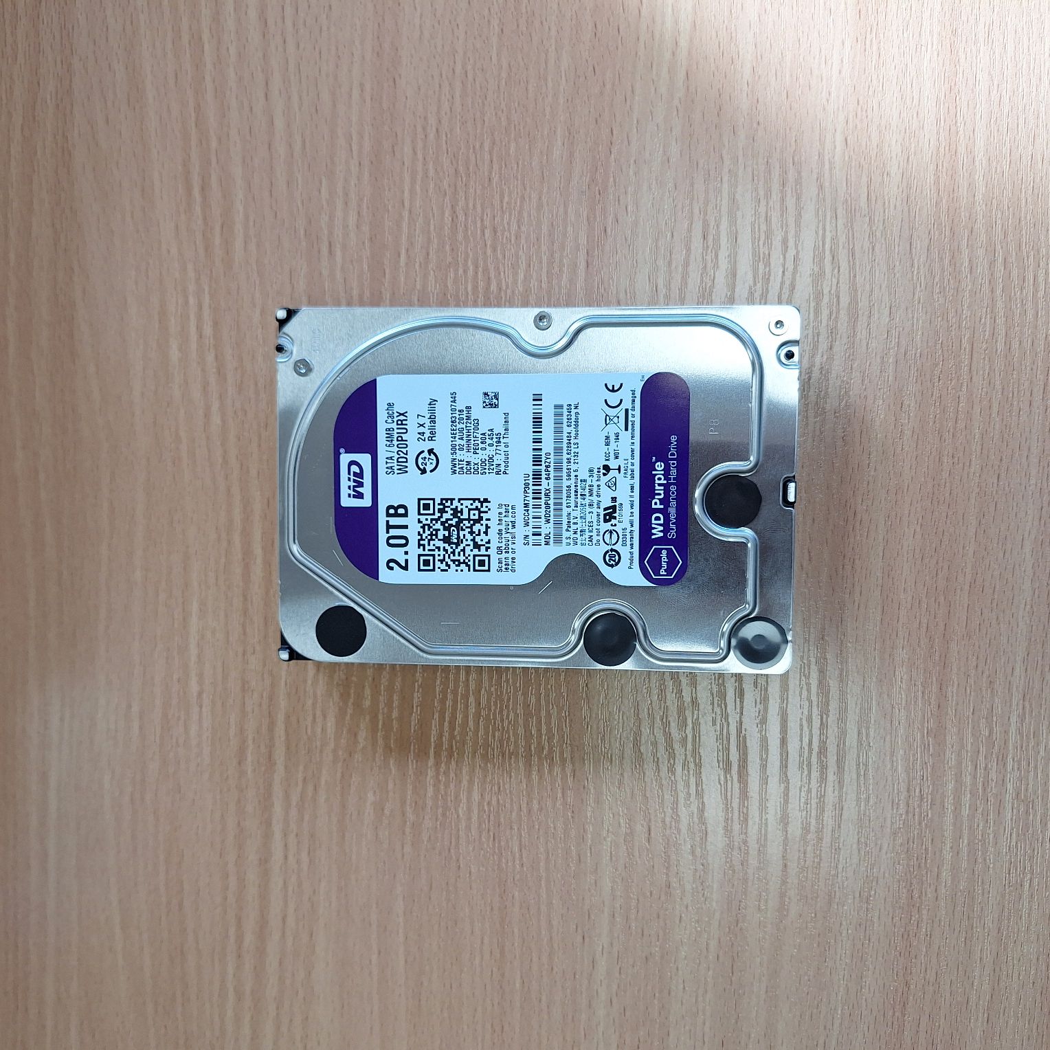 Dysk twardy wewnętrzny WD 2.0TB, 3,5", SATA III, 5400 RPM