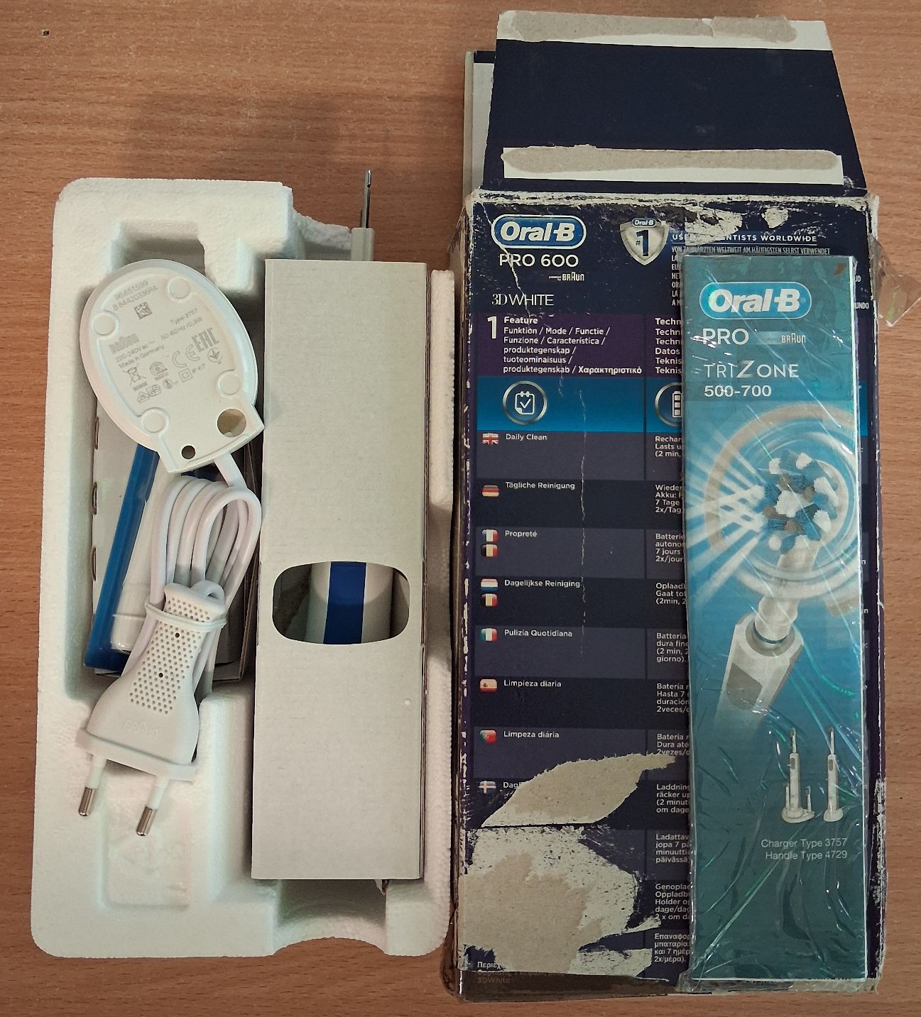 Elektryczna szczoteczka do zębów Braun Oral-B PRO 600