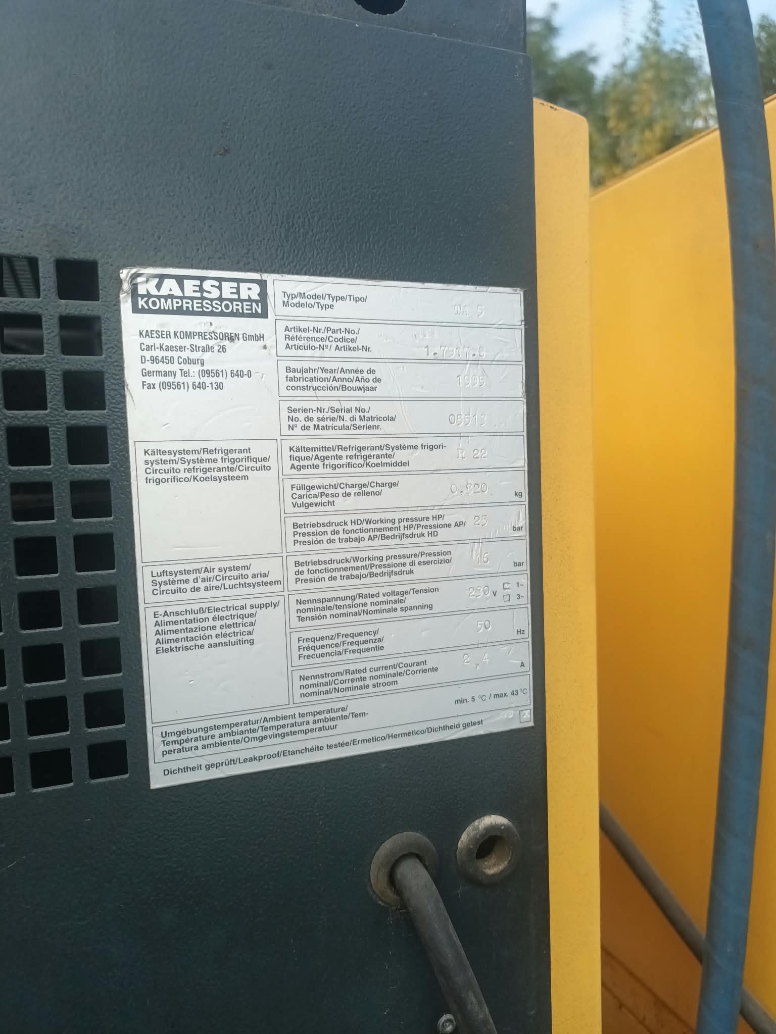 Kompresor śrubowy KAESER SX6 - zdjęcie 4