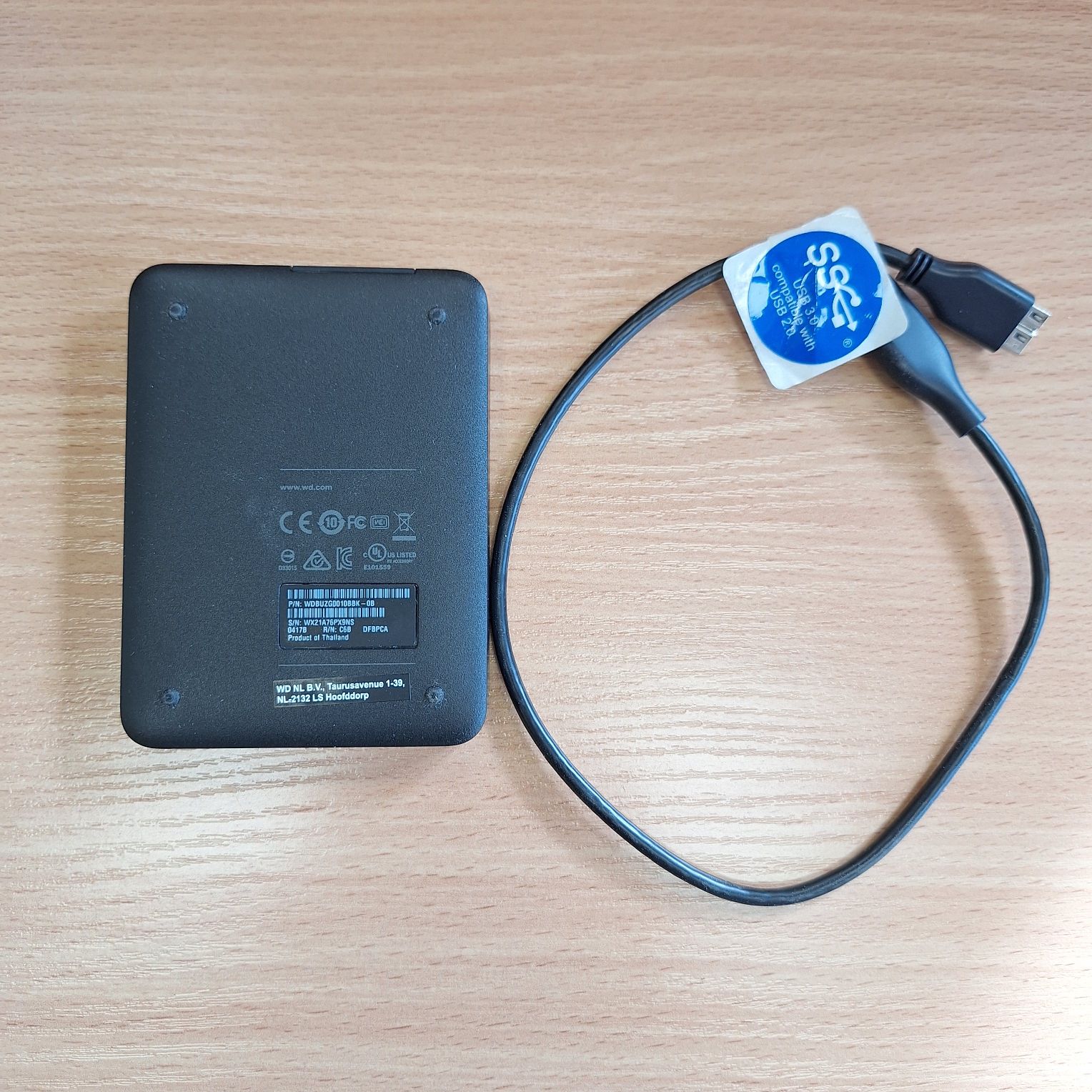 Dysk twardy zewnętrzny HDD, 1 TB, USB 3.0, 2,5 cala