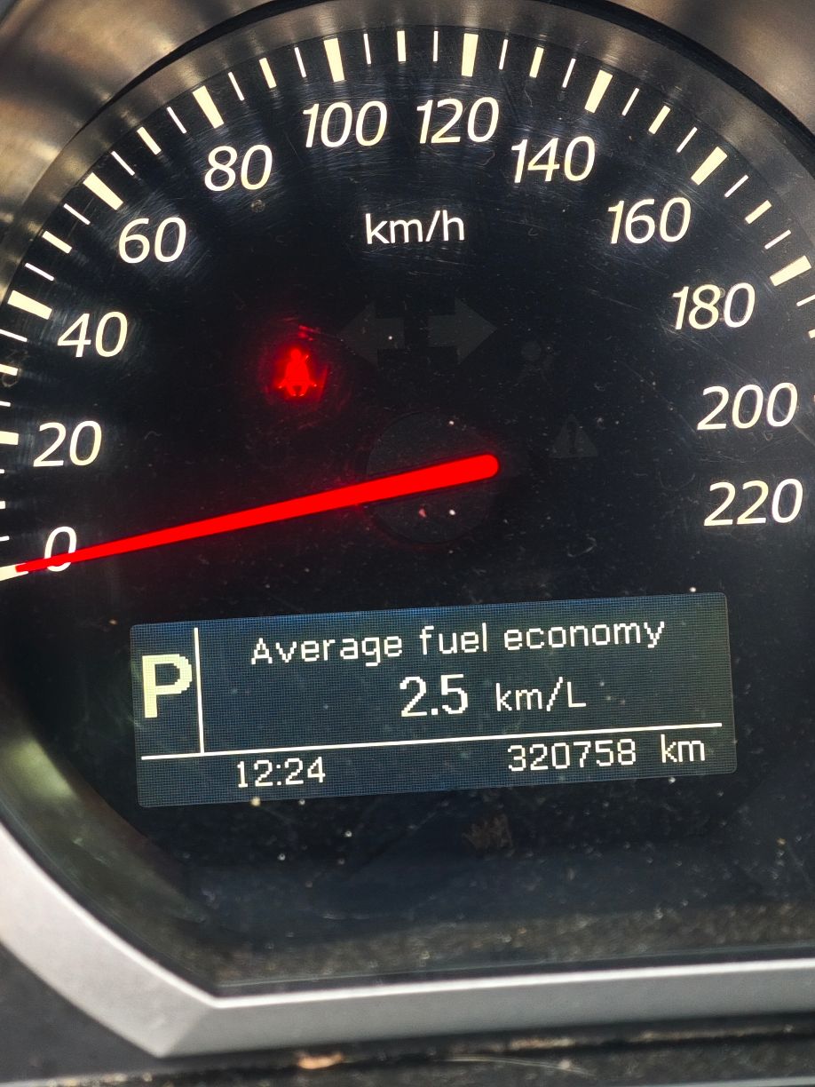 Stan licznika 320758 km
