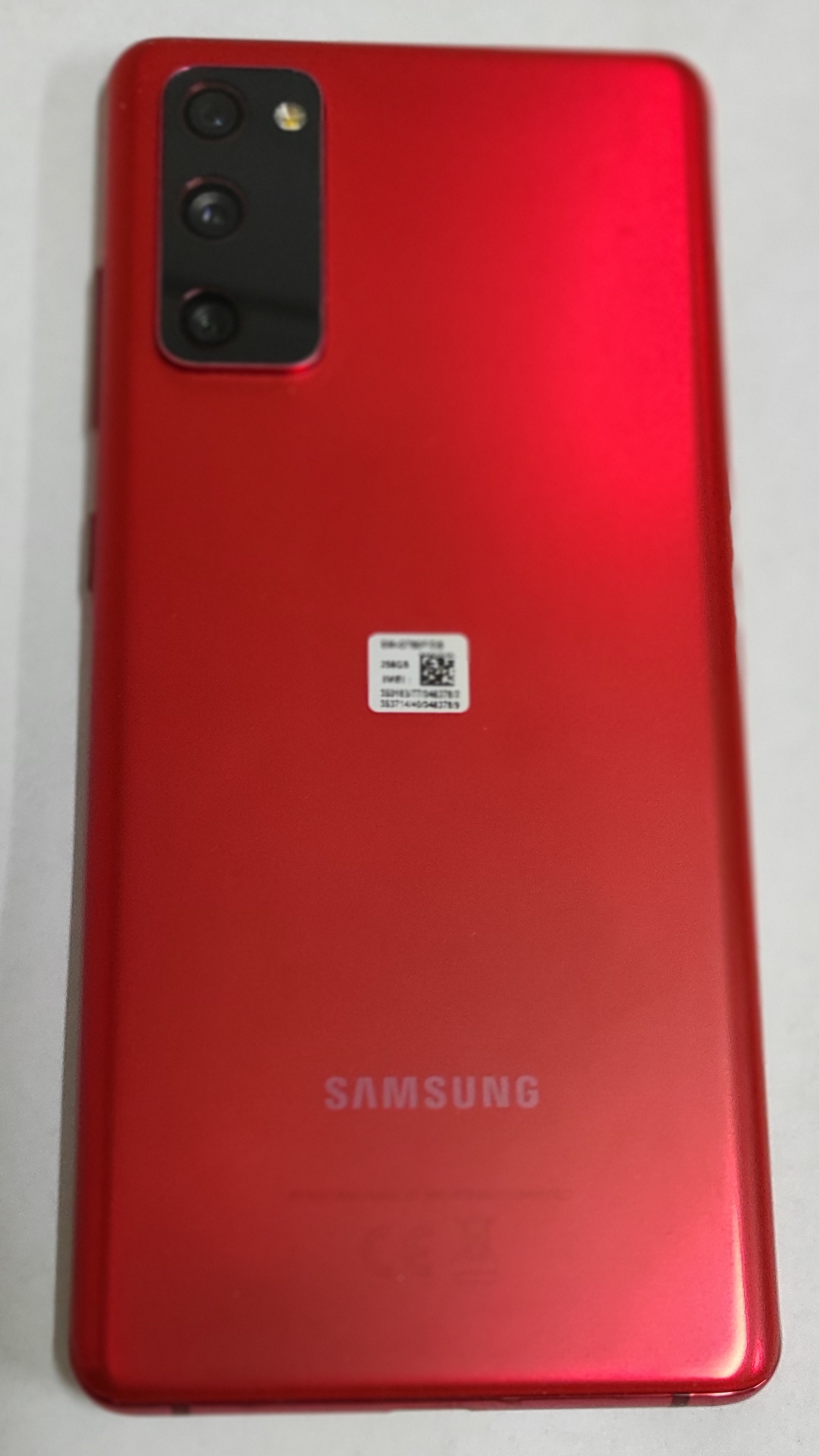Tylna obudowa telefonu Samsung S20 FE koloru czerwonego