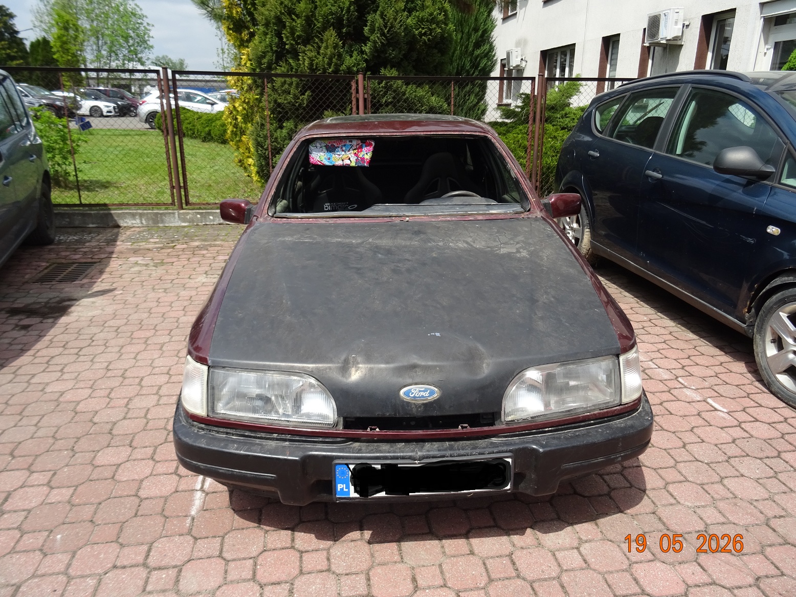 Przód samochodu Ford Sierra