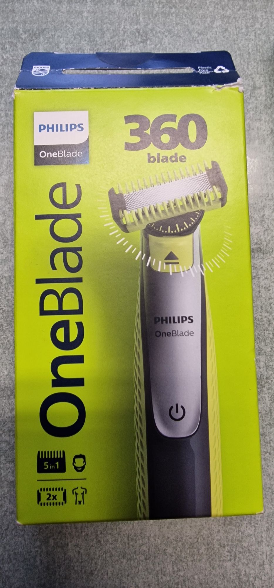 MĘSKA GOLARKĘ HYBRYDOWA PHILIPS ONEBLADE 360 FACE + BODY