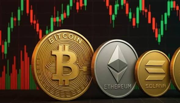 Zestaw 11 kryptowalut na licytacji