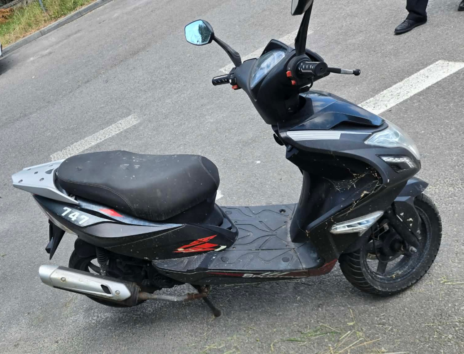 Widok prawej strony pojazdu