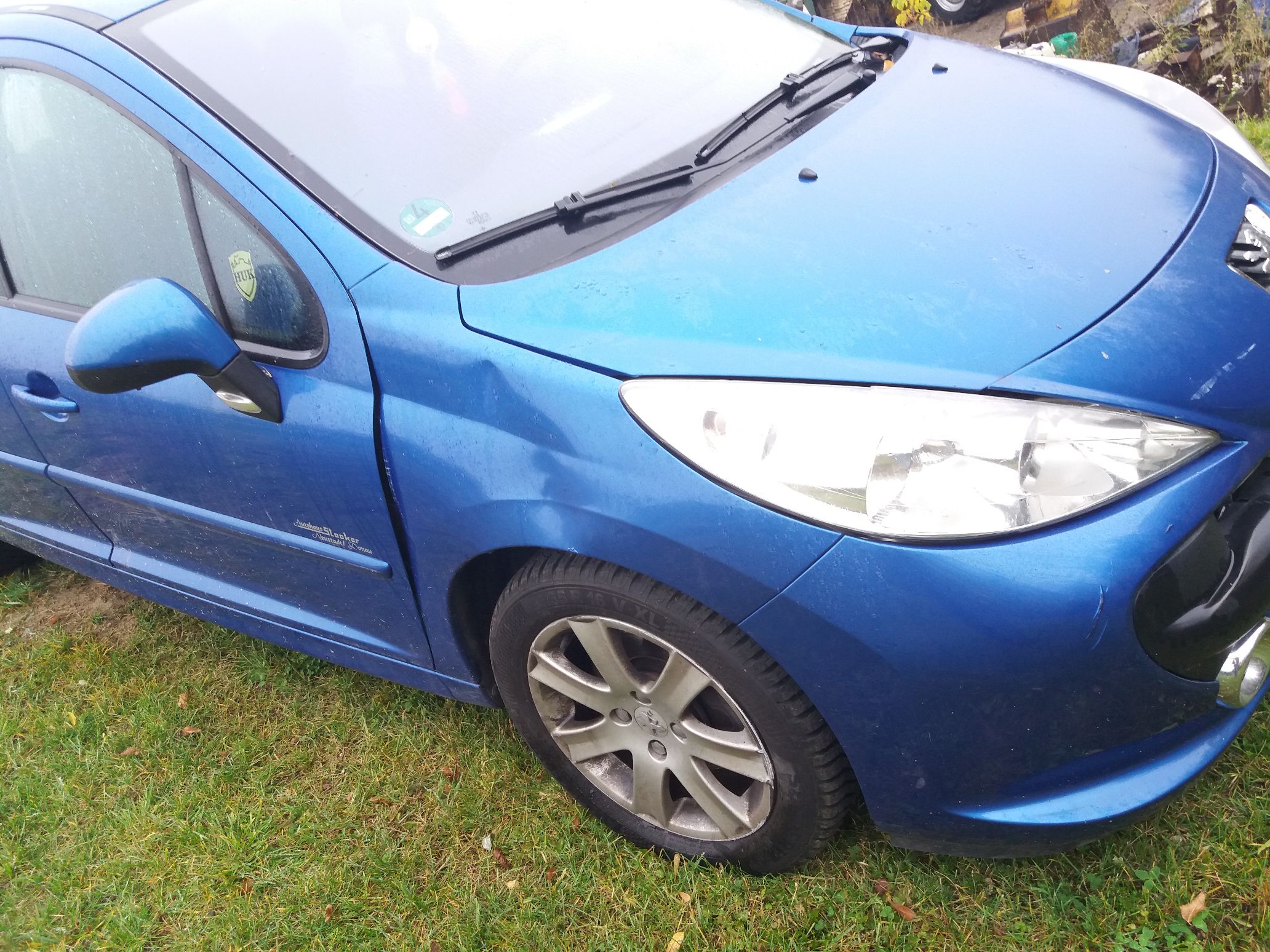 prawy przód Peugeot 2007