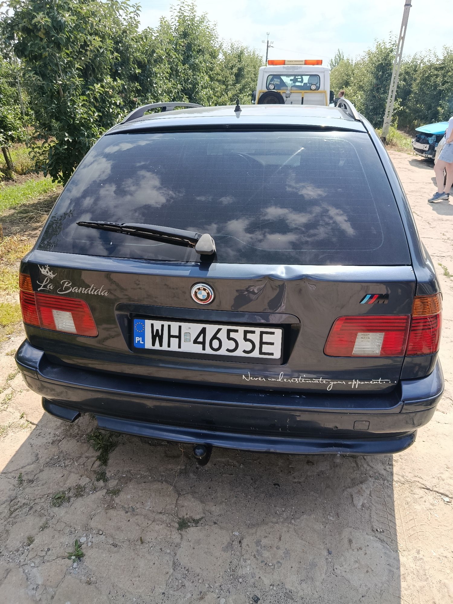 BMW 525 - widok z tyłu
