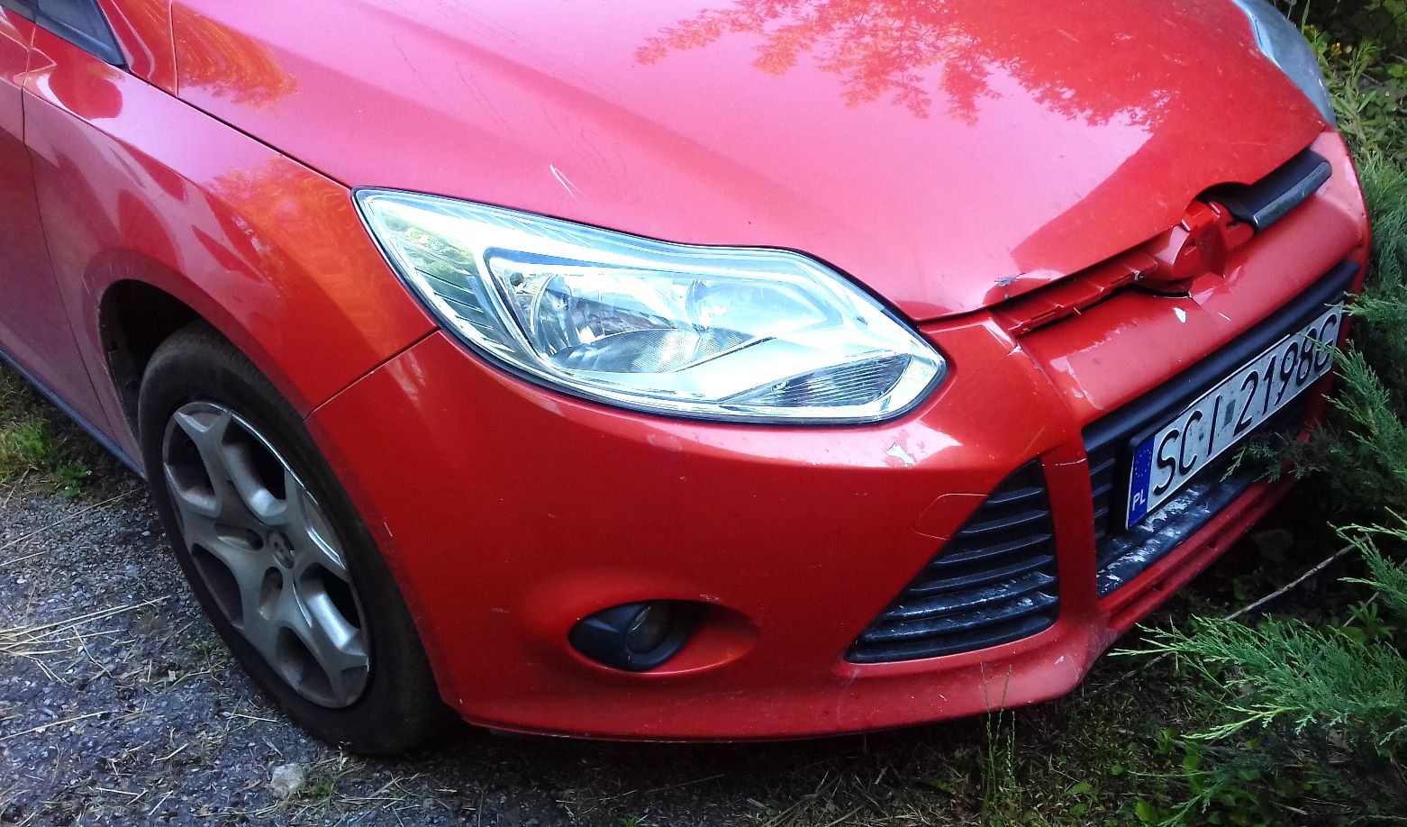 Prawy przód samochodu Ford