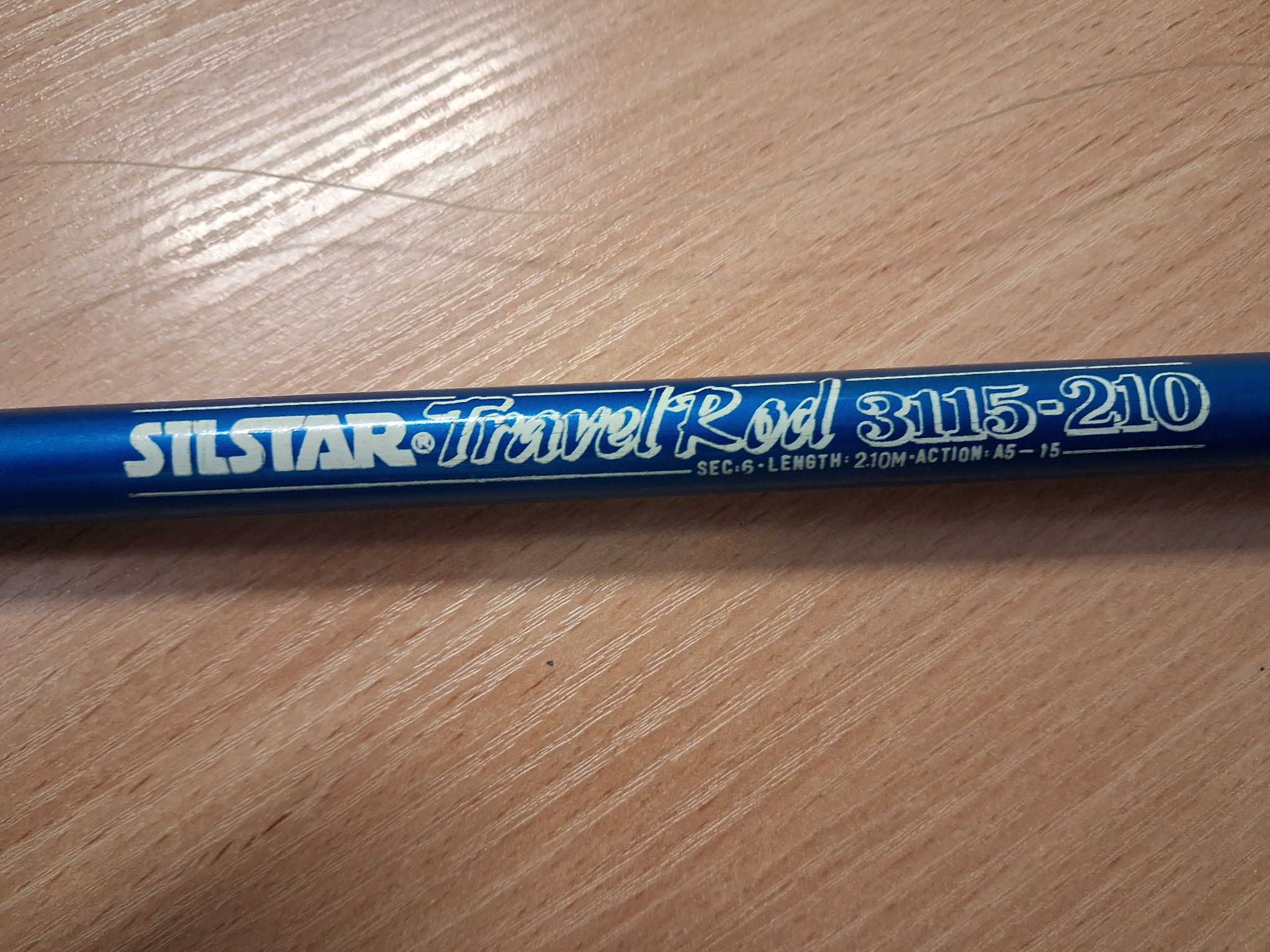 część wędki z napisem Silstar Travel Rod 3115-210