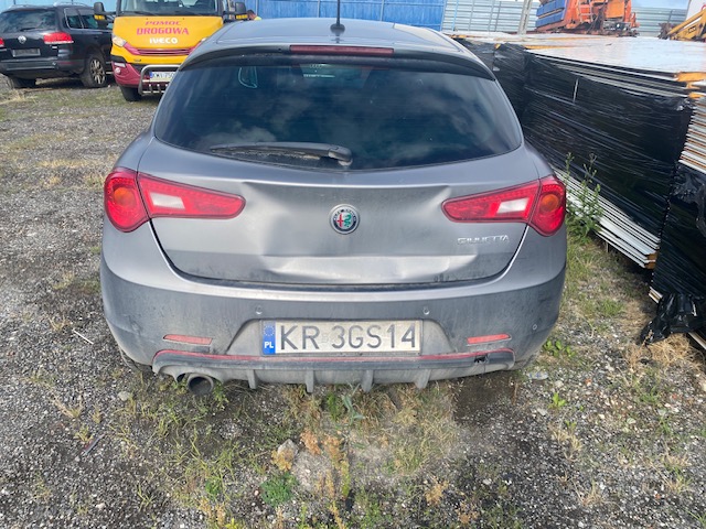 Srebrny matowy pojazd widok z tyłu