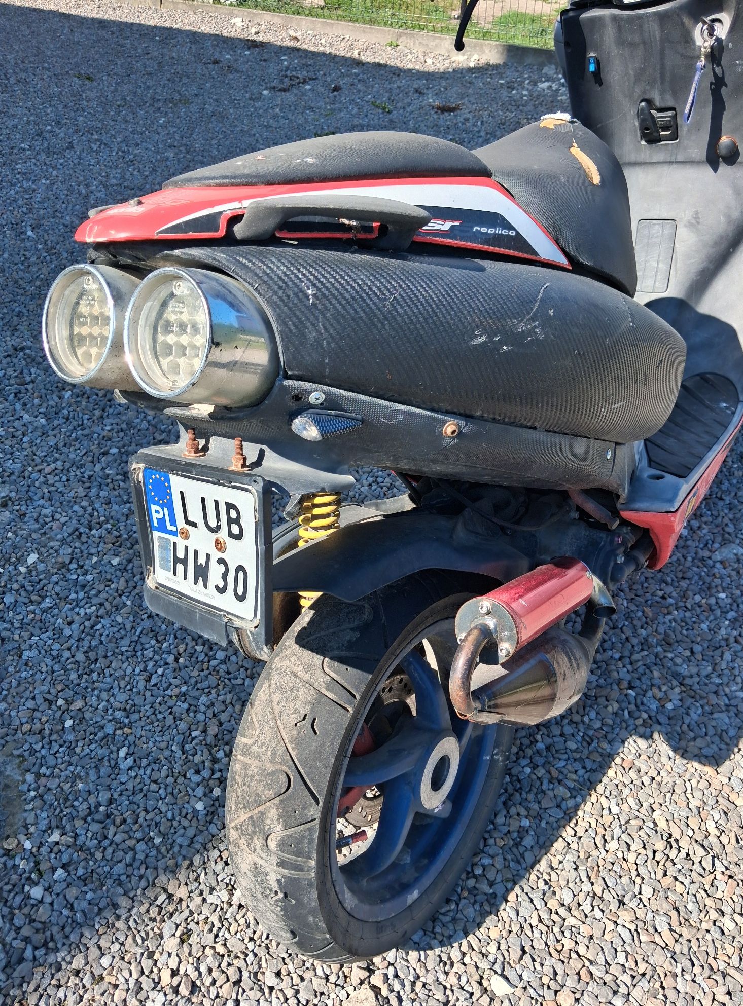 Motorower - tył