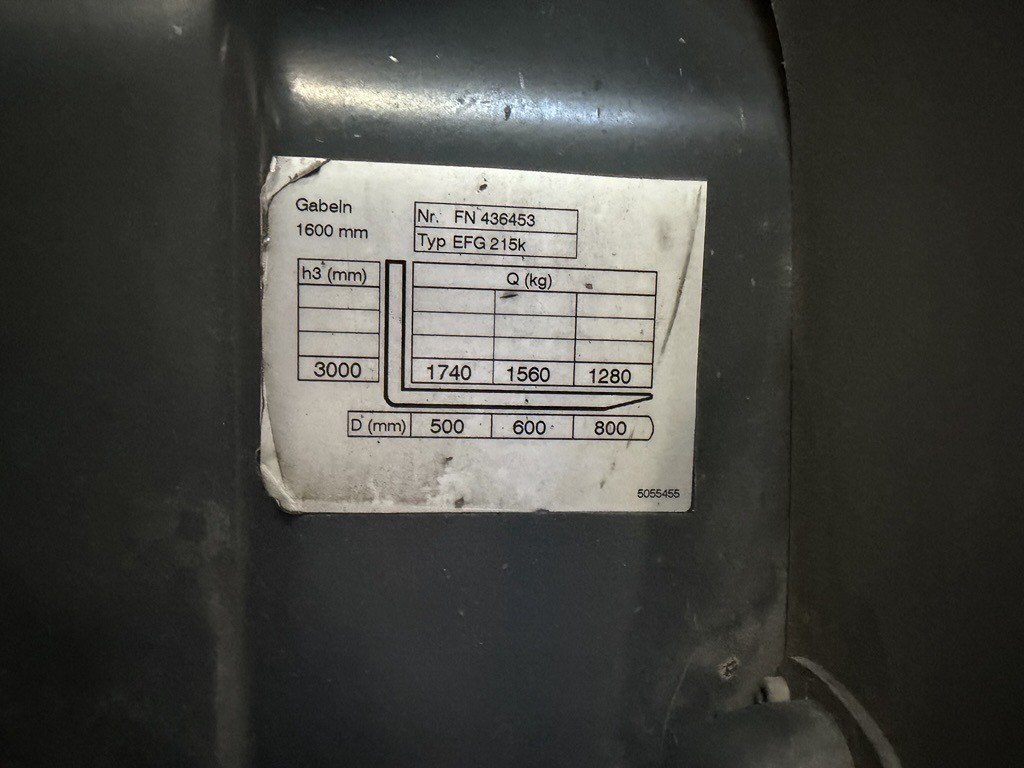 Wózek widłowy Jungheinrich EFG218k