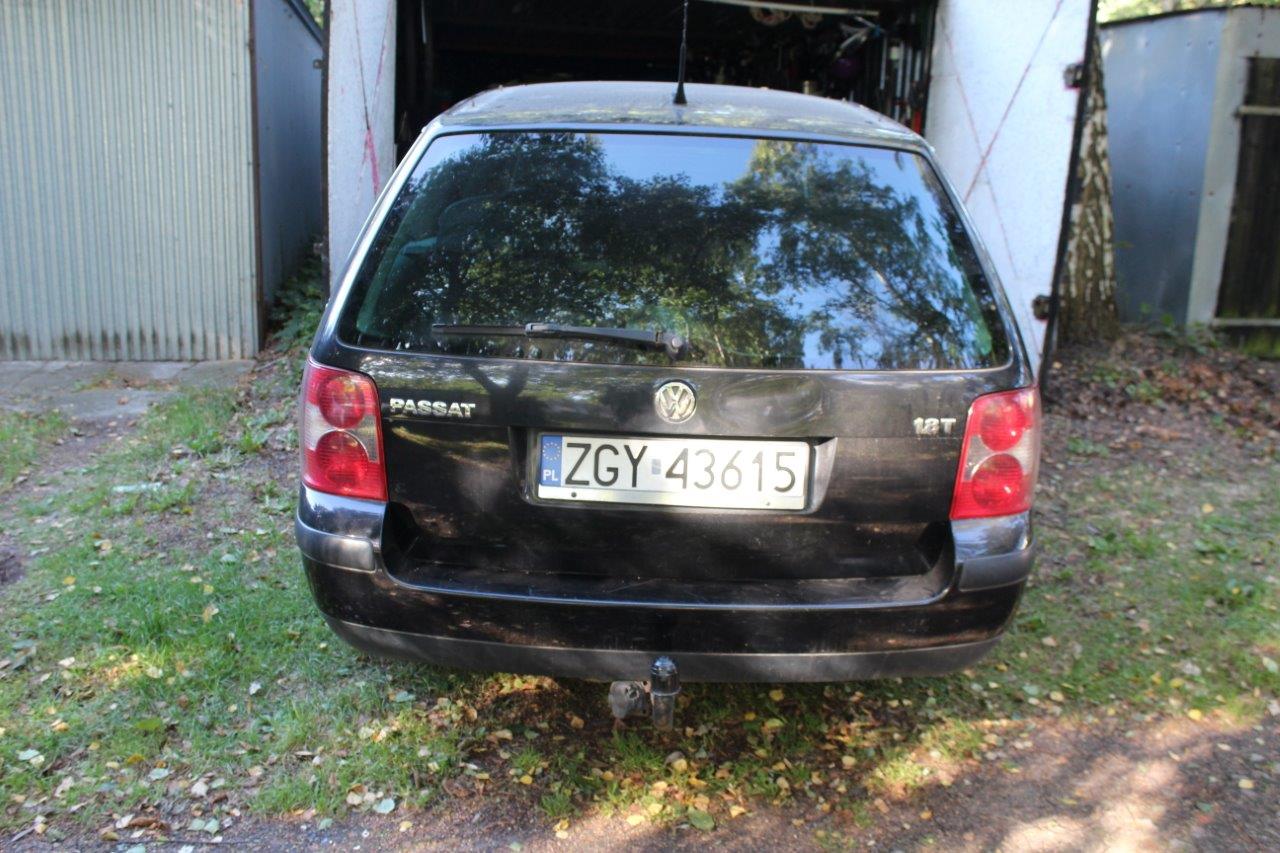 Zdjęcie tyłu pojazdu