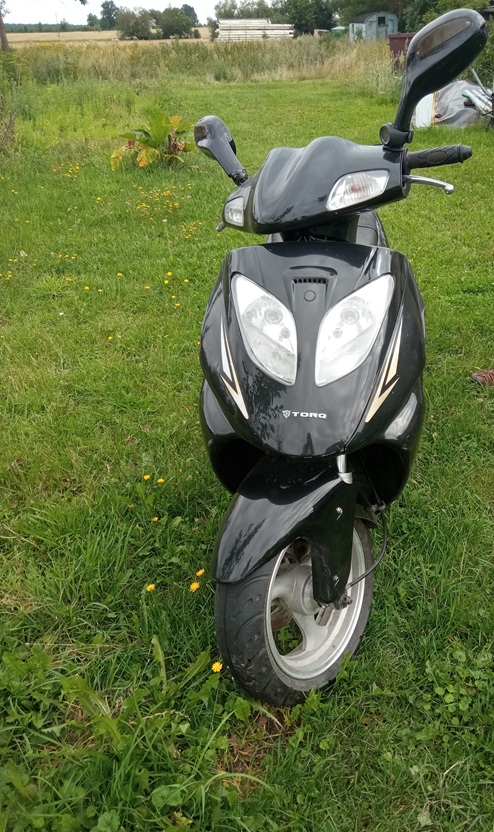 Przód motoroweru