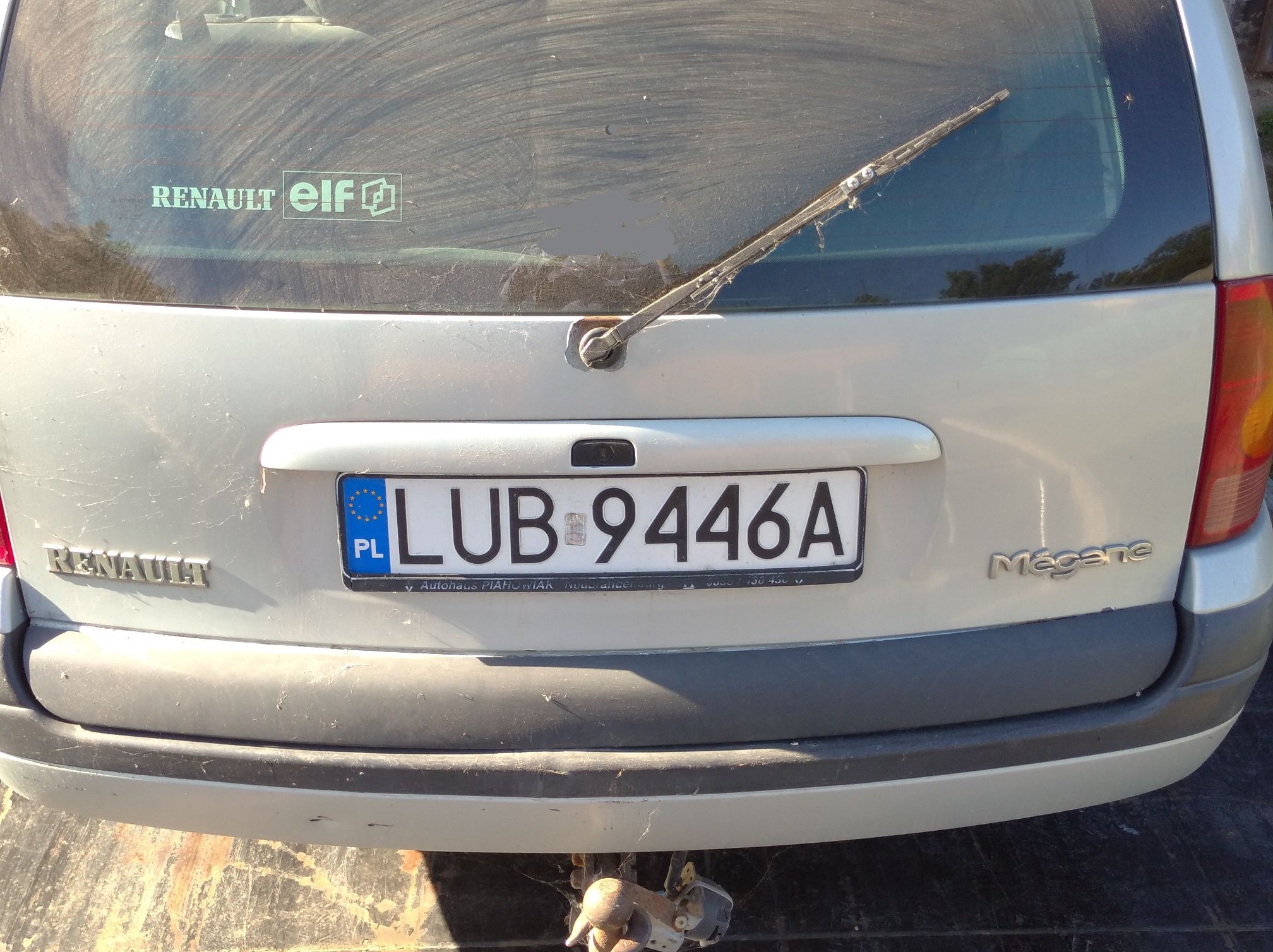 Renault Megane tył pojazdu