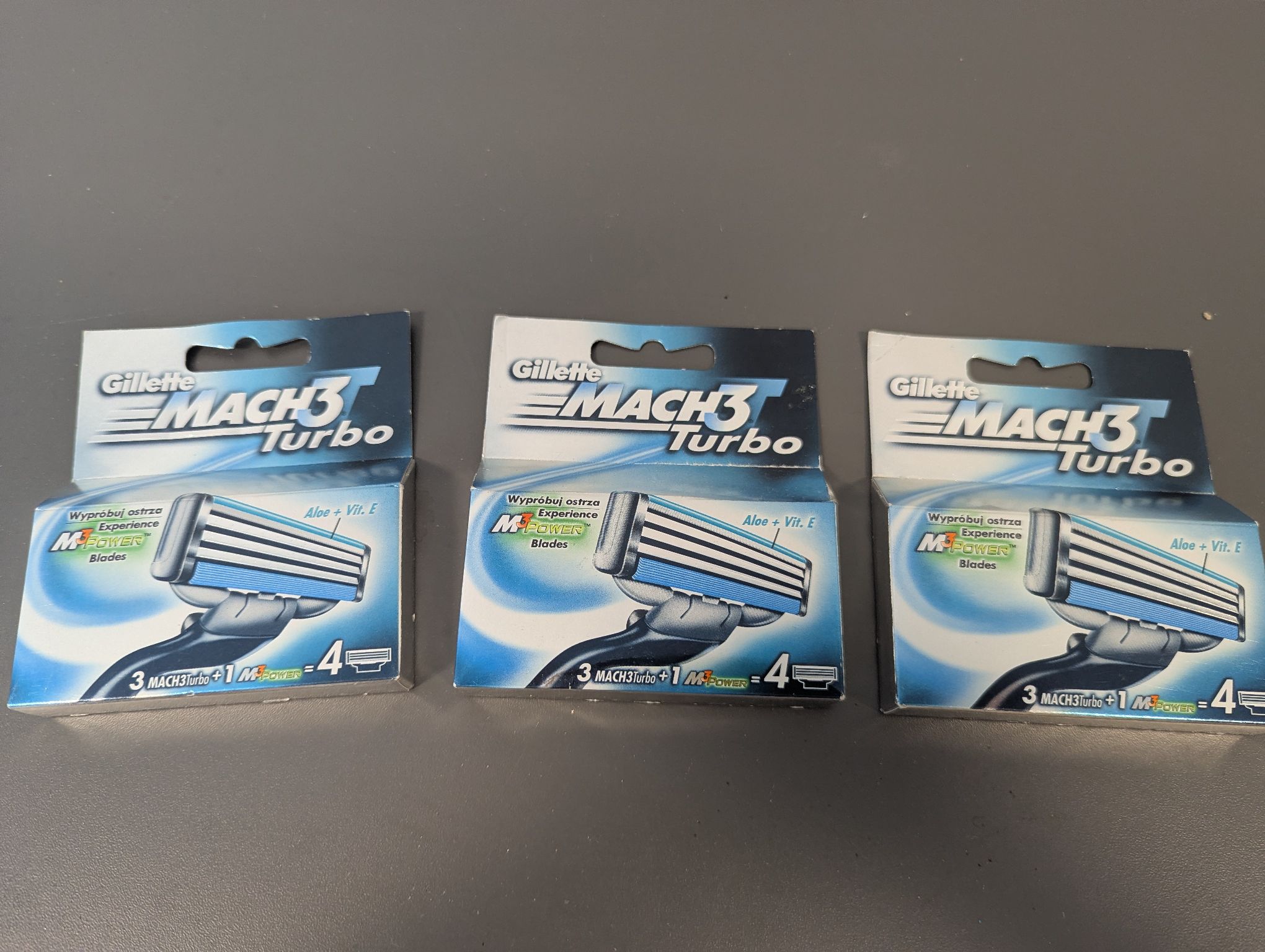 Zestaw wkładów do golarki Gillette Mach3 Turbo