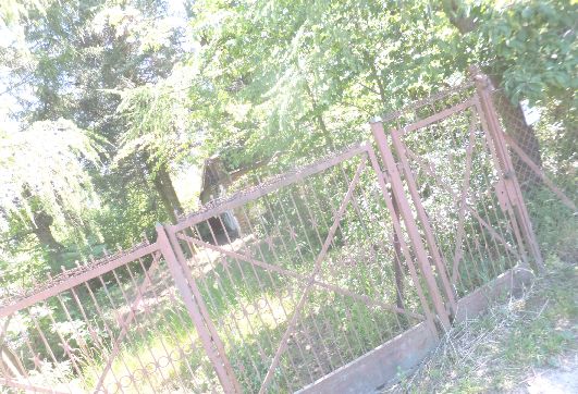 Widok od frontu. W tle fragment budynku.