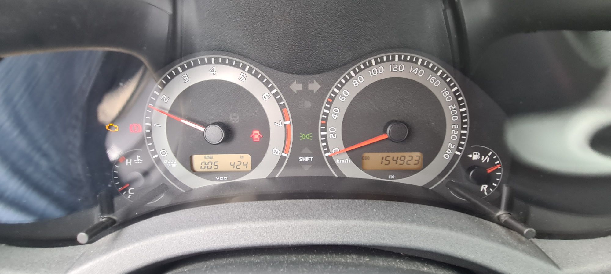 Toyota Auris - zegary