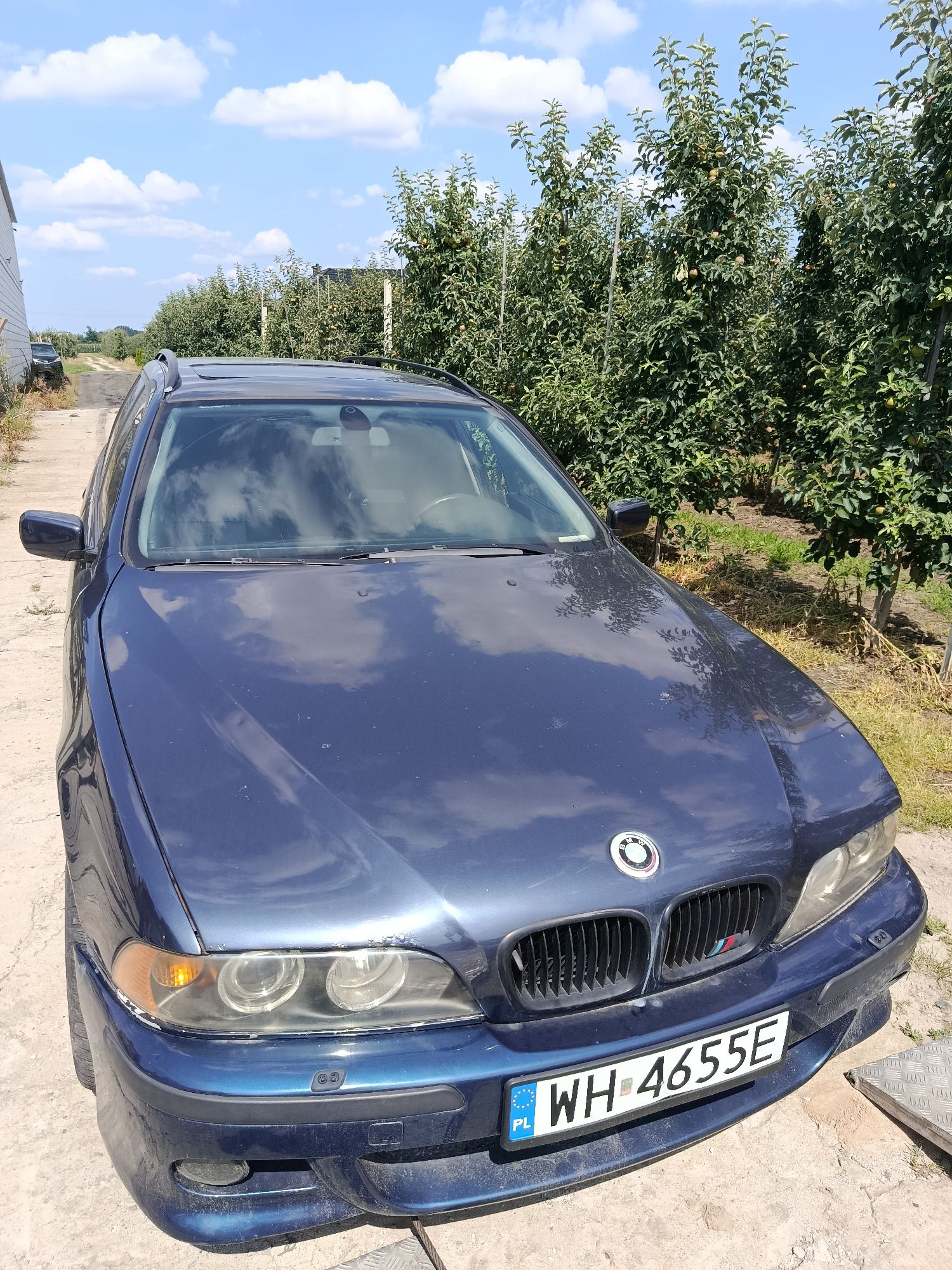 BMW 525 - szczegóły uszkodzeń