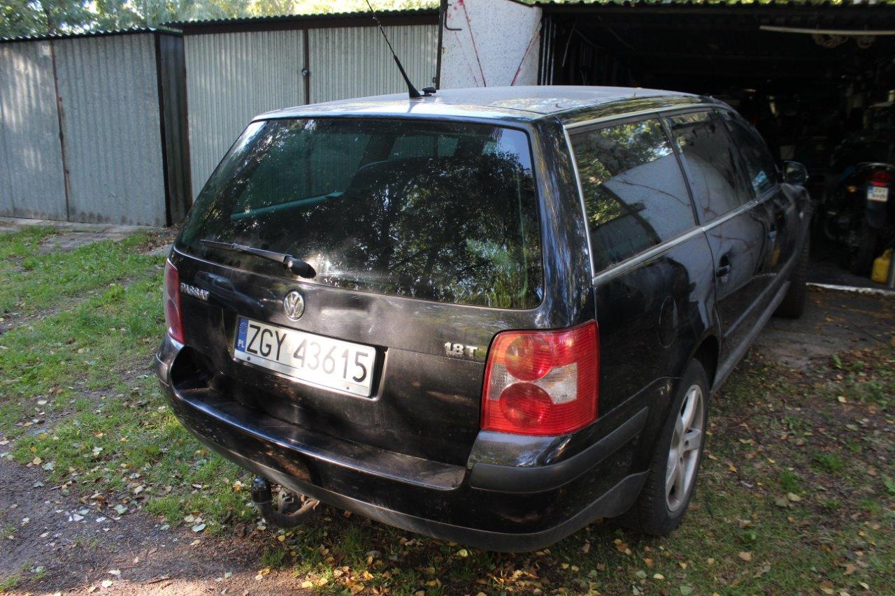 Zdjęcie tyłu pojazdu