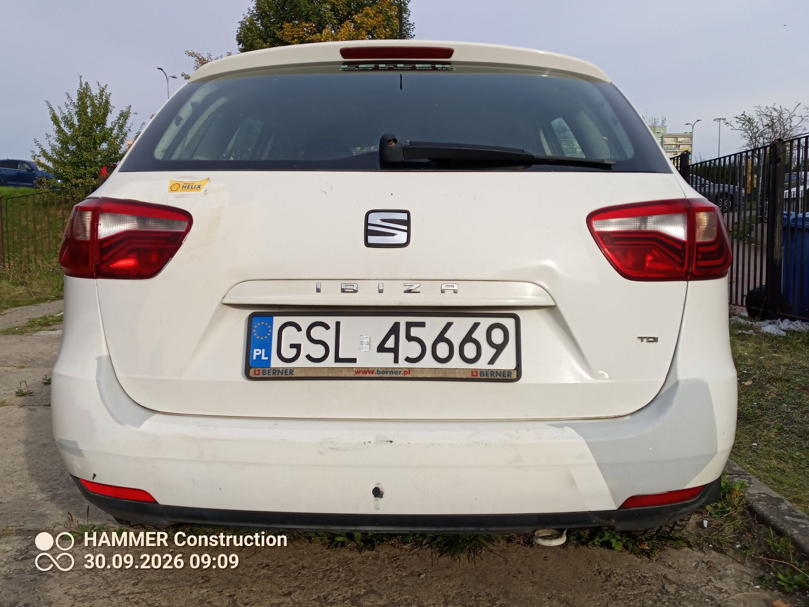 Seat Ibiza - tył