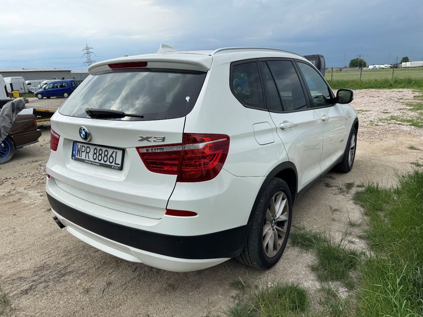 Pojazd BMW X3 tył