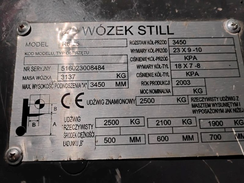 Wózek widłowy STILL model R-6-25 - zdjęcie 3