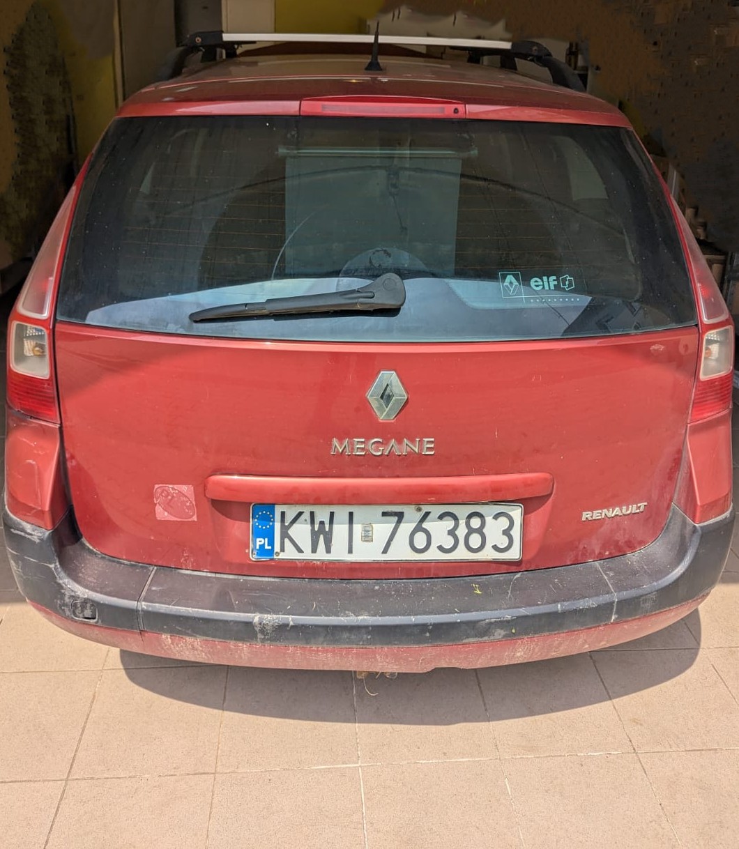 Tył samochodu