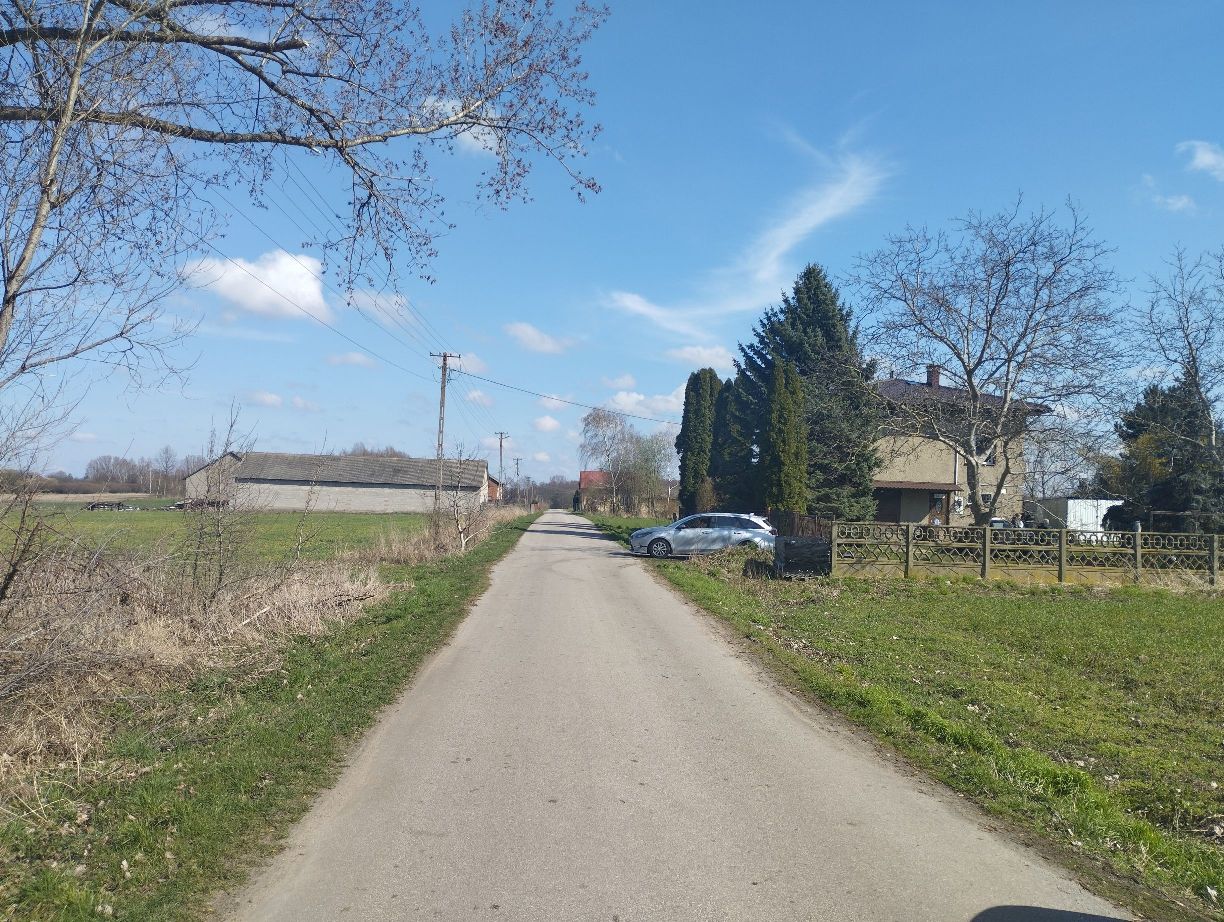 Otoczenie domu wraz z drogą dojazdową