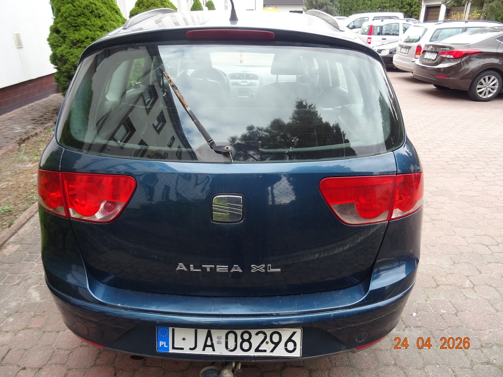 Tył samochodu Seat ALteaXL