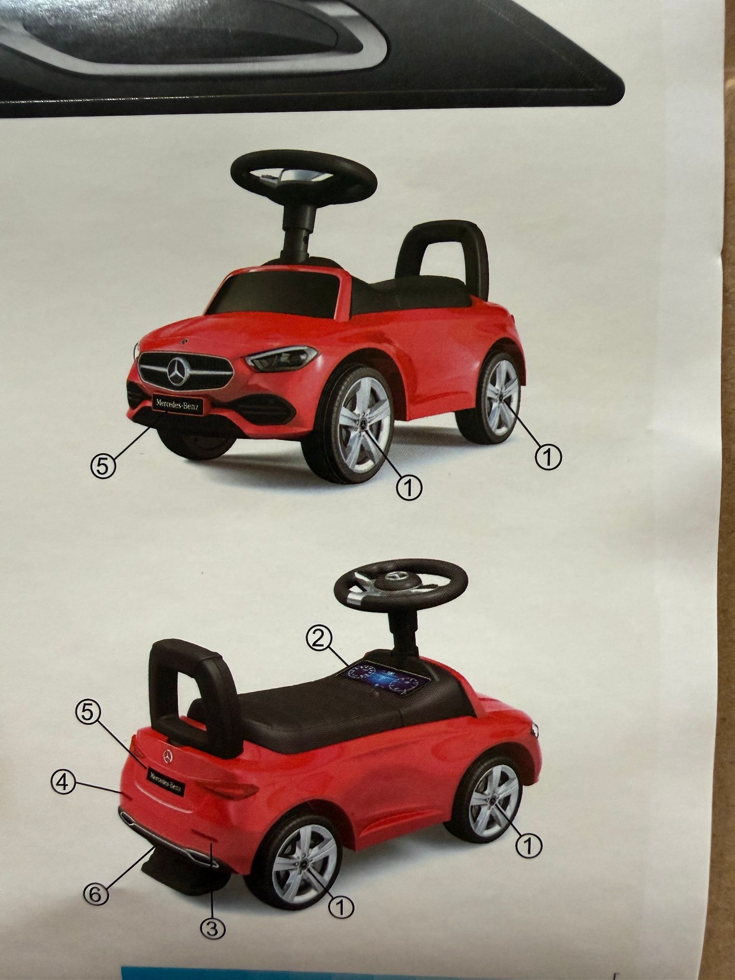 Jeździk Mercedes
