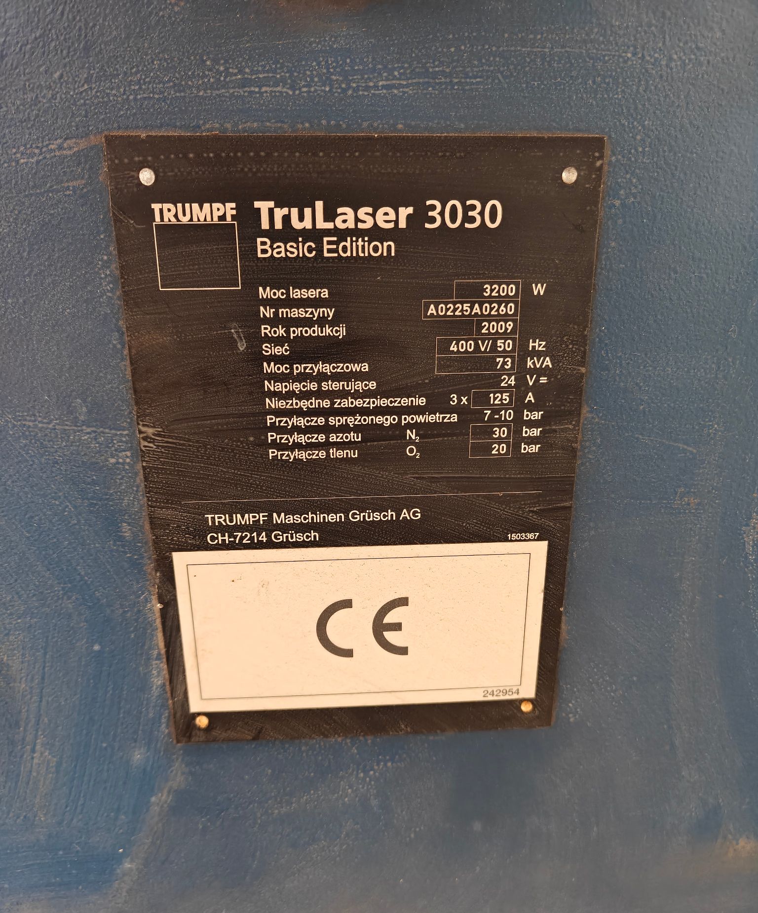 Tabliczka znamionowa